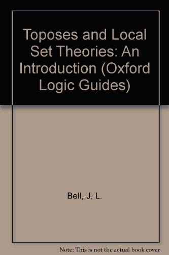 Beispielbild fr Toposes and Local Set Theories: An Introduction zum Verkauf von Ammareal