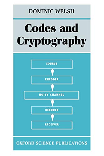 Imagen de archivo de Codes and Cryptography a la venta por BooksRun