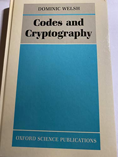 Imagen de archivo de Codes and Cryptography a la venta por Rob the Book Man