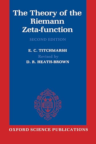 Beispielbild fr The Theory of the Riemann Zeta-Function zum Verkauf von ThriftBooks-Atlanta
