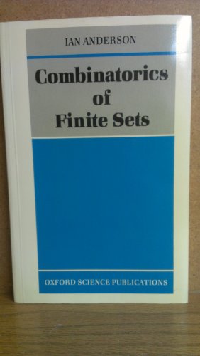 9780198533795: Combinatorics of Finite Sets