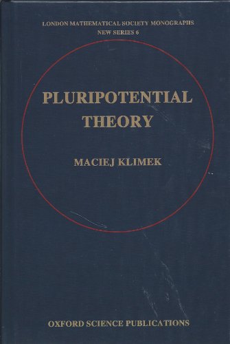 9780198535683: Pluripotential Theory: 6 (London Mathematical Society Monographs)