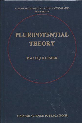 9780198535683: Pluripotential Theory (London Mathematical Society Monographs)