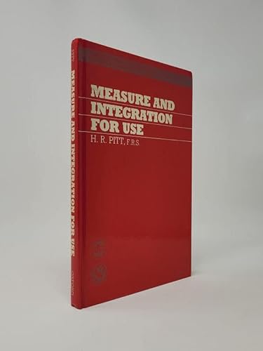 Beispielbild fr Measure and Integration for Use zum Verkauf von Better World Books