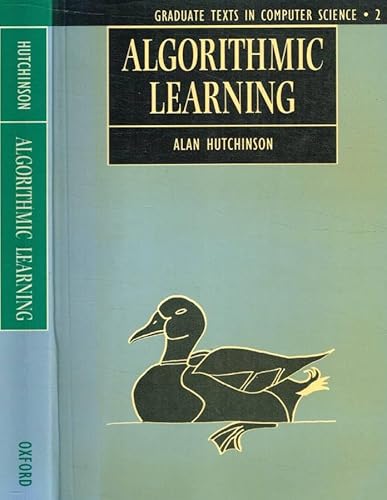 Stock image for Algorithmic Learning (Graduate Texts in Computer Science, 2) for sale by HPB-Red