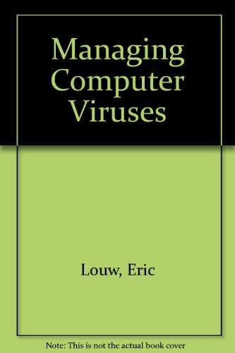 Beispielbild fr Managing Computer Viruses zum Verkauf von Bingo Used Books