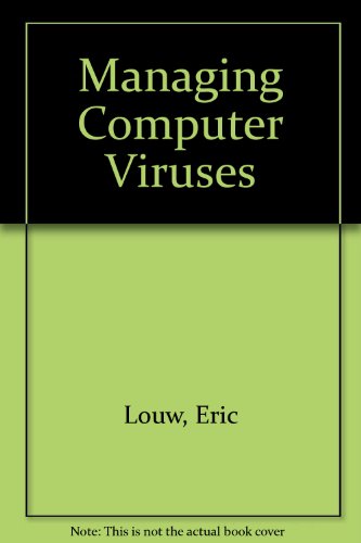 9780198539735: Managing Computer Viruses