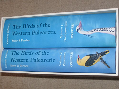 Imagen de archivo de The Birds of the Western Palearctic, 2 volumes, Concise Edition. Volume 1 Non-Passerines and Volume 2 Passerines. Based on The Handbook of the Birds of Europe, the Middle East and North Africa a la venta por Bailgate Books Ltd