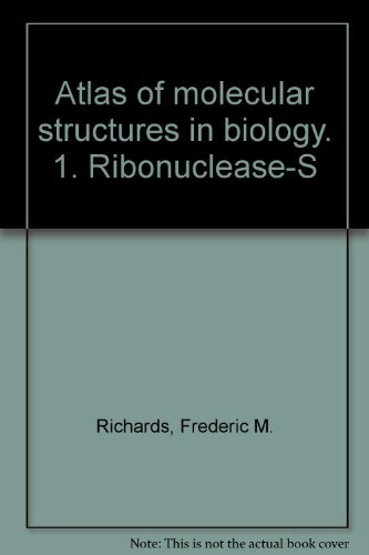 Imagen de archivo de Atlas of Molecular Structures in Biology. 1. Ribonuclease-S a la venta por Zubal-Books, Since 1961