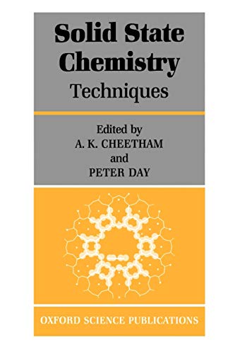 Imagen de archivo de Solid State Chemistry Volume 1: Techniques a la venta por Ann Becker