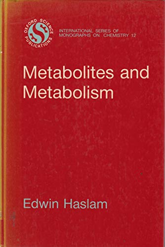 Beispielbild fr Metabolites and Metabolism. zum Verkauf von Plurabelle Books Ltd