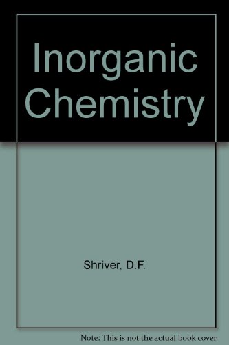 Beispielbild fr Inorganic Chemistry zum Verkauf von Stephen White Books