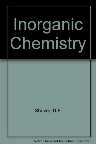 Imagen de archivo de Inorganic Chemistry a la venta por Stephen White Books