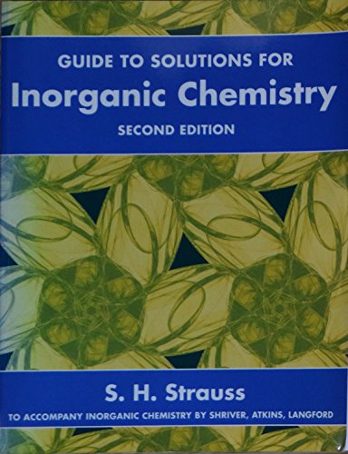 Beispielbild fr Inorganic Chemistry: Guide to Solutions zum Verkauf von Reuseabook