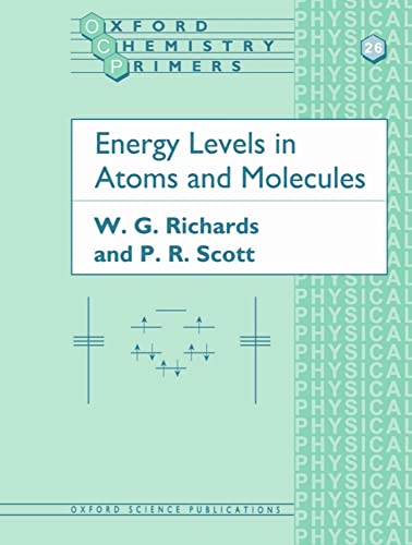 Beispielbild fr Energy Levels in Atoms and Molecules (Oxford Chemistry Primers, 26) zum Verkauf von HPB-Red