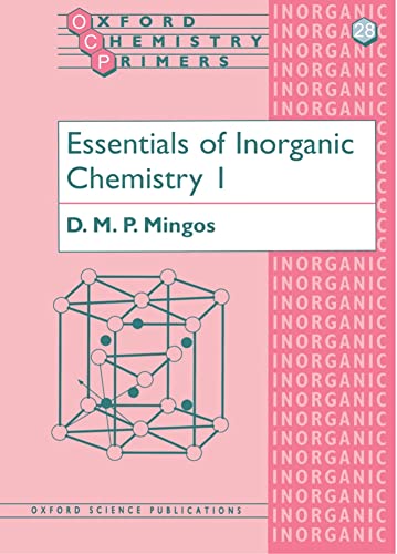 Stock image for Essentials of Inorganic Chemistry 1 for sale by Better World Books