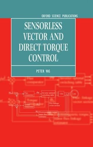 Stock image for Sensorless Vector and Direct Torque Control (Monographs in Electrical and Electronic Engineering) for sale by Book Stall of Rockford, Inc.