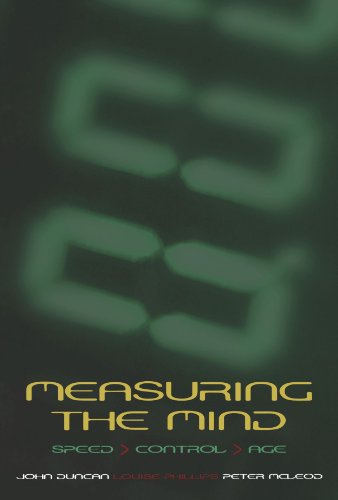 Beispielbild fr Measuring the Mind: Speed, Control, and Age zum Verkauf von Jean Blicksilver, Bookseller