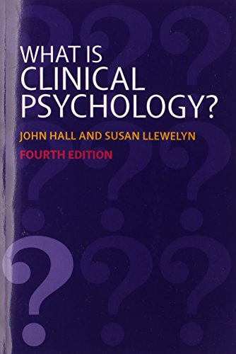 Stock image for What Is Clinical Psychology? for sale by Ergodebooks