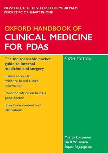 Stock image for Oxford Handbook of Clinical Medicine for PDA (Oxford Handbooks Series) for sale by WorldofBooks