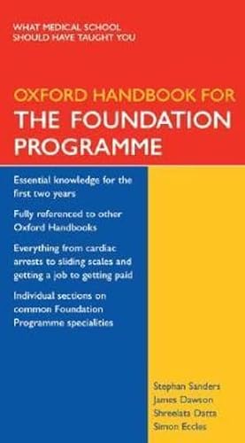 Imagen de archivo de Oxford Handbook for the Foundation Programme (Oxford Handbooks) a la venta por Ergodebooks