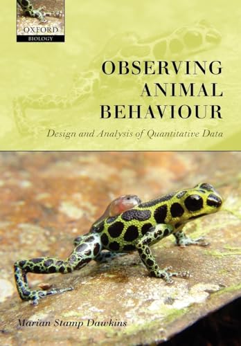 Stock image for Observing Animal Behaviour: Design and Analysis of Quantitive Controls for sale by WorldofBooks