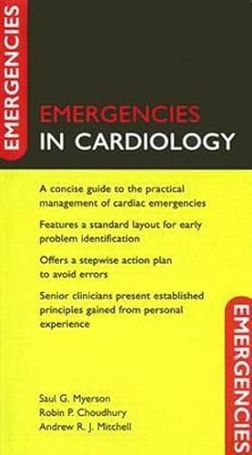 Imagen de archivo de Emergencies in Cardiology a la venta por Housing Works Online Bookstore