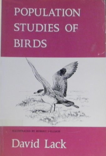 Beispielbild fr Population Studies of Birds zum Verkauf von Better World Books