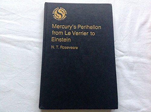 Beispielbild fr Mercury's Perihelion from Le Verrier to Einstein zum Verkauf von Better World Books