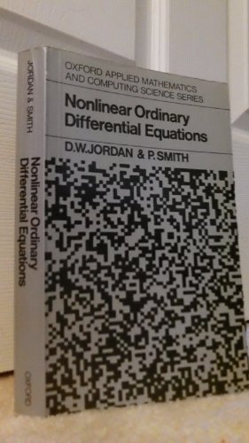 9780198596219: NONLINEAR ORDINARY DIFFERENTIAL EQUATIONS