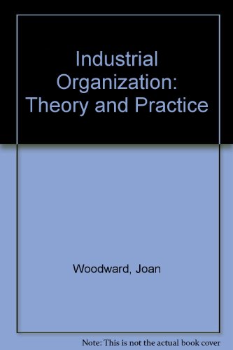 Beispielbild fr Industrial Organization: Theory and Practice zum Verkauf von Antiquariat Armebooks