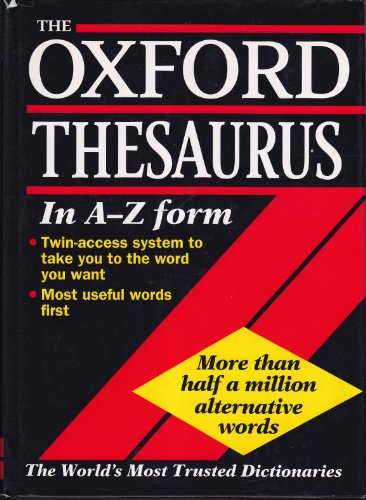 Beispielbild fr The Oxford Thesaurus zum Verkauf von Better World Books