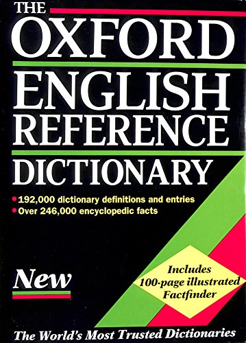 9780198600466: The Oxford English Reference Dictionary