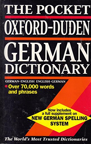 Imagen de archivo de The Pocket Oxford-Duden German Dictionary a la venta por Wonder Book