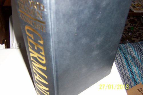 Beispielbild fr The Concise Oxford-Duden German Dictionary: English-German, German-English zum Verkauf von Ergodebooks