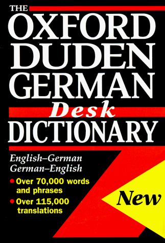 Imagen de archivo de The Oxford-Duden German Desk Dictionary a la venta por Half Price Books Inc.