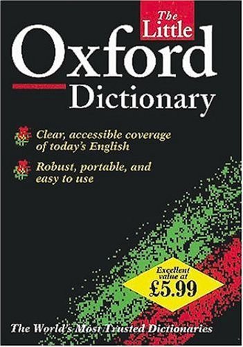 Imagen de archivo de The Little Oxford Dictionary a la venta por Wonder Book