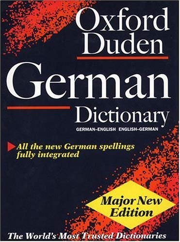 Beispielbild fr The Oxford-Duden German Dictionary: German-English/English-German zum Verkauf von Anybook.com