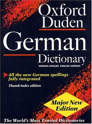 9780198602484: The Oxford-Duden German Dictionary: German-English/English-German