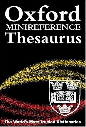 Imagen de archivo de Oxford Minireference Thesaurus a la venta por WorldofBooks