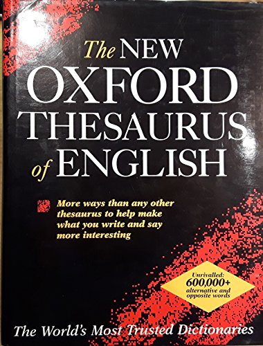 9780198602613: New Oxford Thesaurus of English