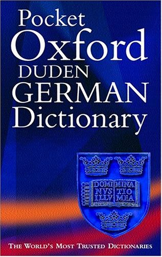 Stock image for The Pocket Oxford-Duden German Dictionary for sale by Better World Books