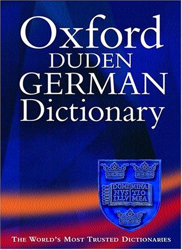 Oxford Duden German Dictionary, German-English/English-German, with thumb-index