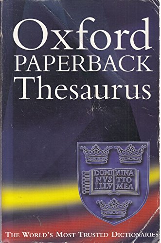 Beispielbild fr Oxford Paperback Thesaurus 2ª Edici n zum Verkauf von HPB Inc.