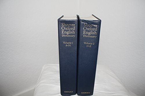 9780198604570: Shorter Oxford English dictionary