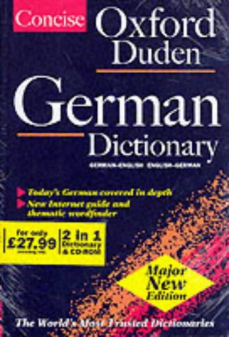 9780198604648: Concise Oxford-Duden German Dictionary