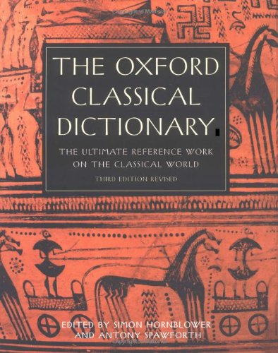 Stock image for The Oxford Classical Dictionary for sale by HPB-Red