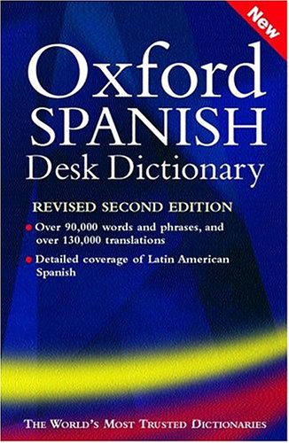 Imagen de archivo de Oxford Spanish Desk Dictionary (English and Spanish Edition) a la venta por SecondSale