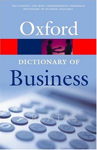 Stock image for A Dictionary of Business for sale by Better World Books: West