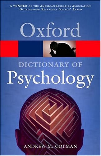 9780198607618: A Dictionary of Psychology (Oxford Paperback Reference)